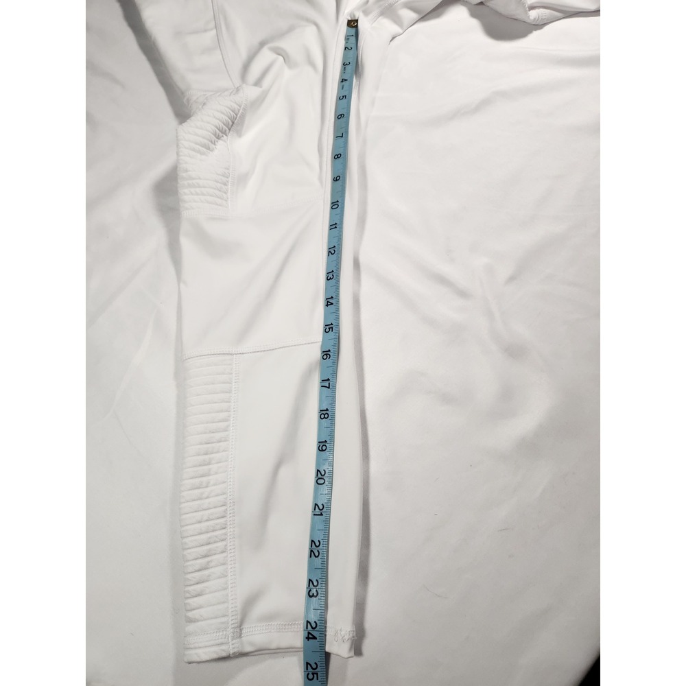 Fabletics White High Waisted Motion365+ Moto Leggings Size XXL 1X - Picture 6 of 9